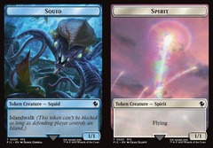 Squid (0005) // Spirit (0003) Double-Sided Token